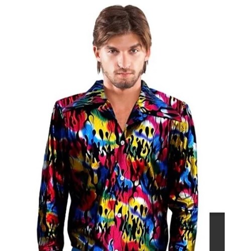 disco shirt 1970s 1980s studio 54 mens