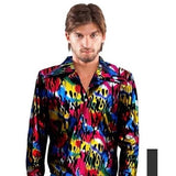 Super Hot Flame Disco Shirt