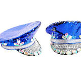 Deluxe Sequin Festival Hat - Blue