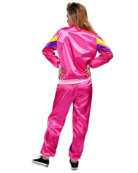 pink 80s tracksuit costume factory australia