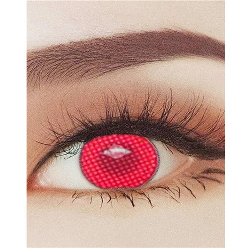 Contact Lenses - Red Mesh