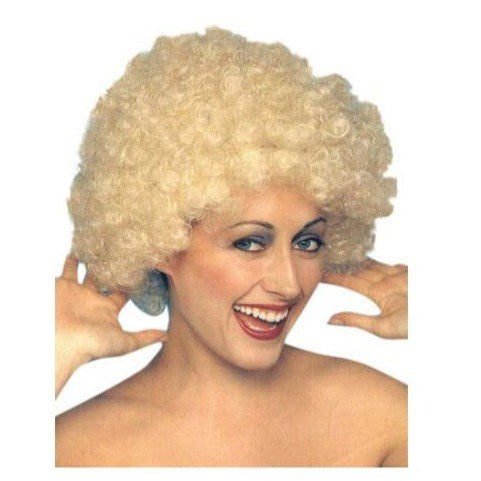 kath day knight kim 1980s blond perm wig 