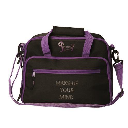 Senior Makeup Bag - Purple/Black