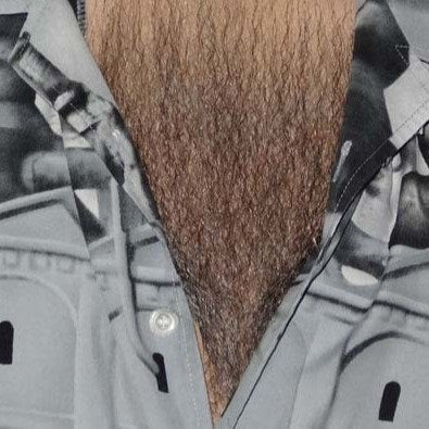 Chest Hair Wig - Grey