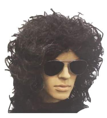 Popstar wig slash 1980s rock star 