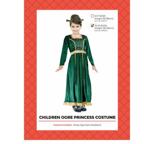 shrek princess fion ogre costume girls