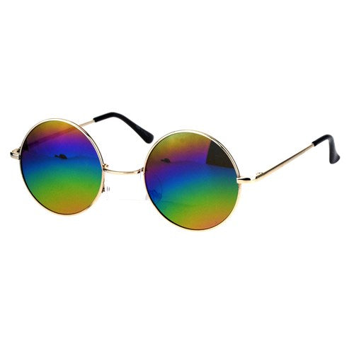 rainbow hippie glasses
