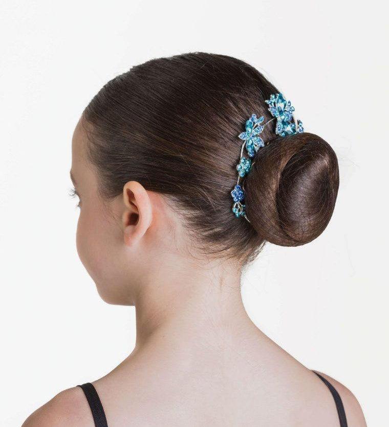 Aquamarine Hairpiece - Blue  Dancewear Australia