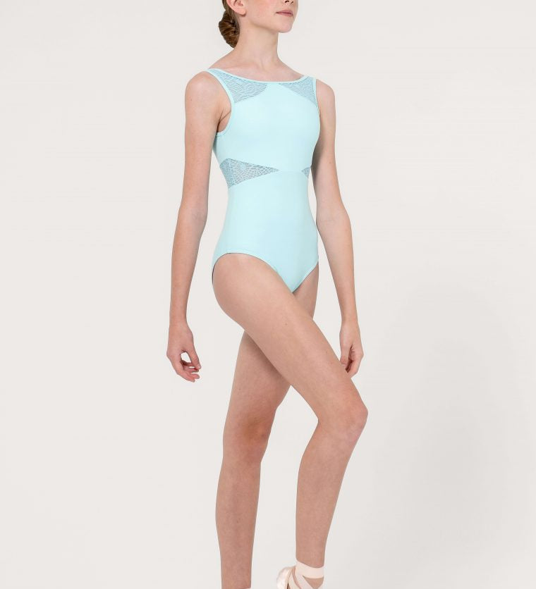 aqua leotard ballet
