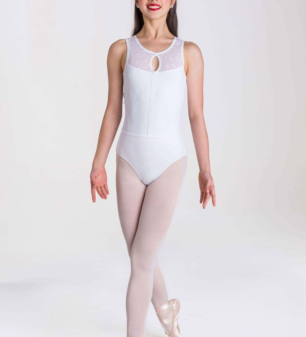 Chloe Leotard | White  Dancewear Australia