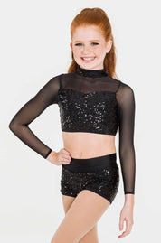 Attitude Shorts | Black  Dancewear Australia
