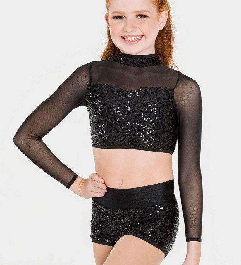 Attitude Shorts | Black  Dancewear Australia