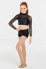 Attitude Shorts | Black  Dancewear Australia