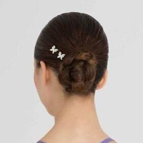 butterfly crystal hairpins by bunheads for ballet class
