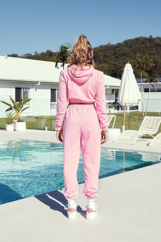tracksuit collection claudia dean pink
