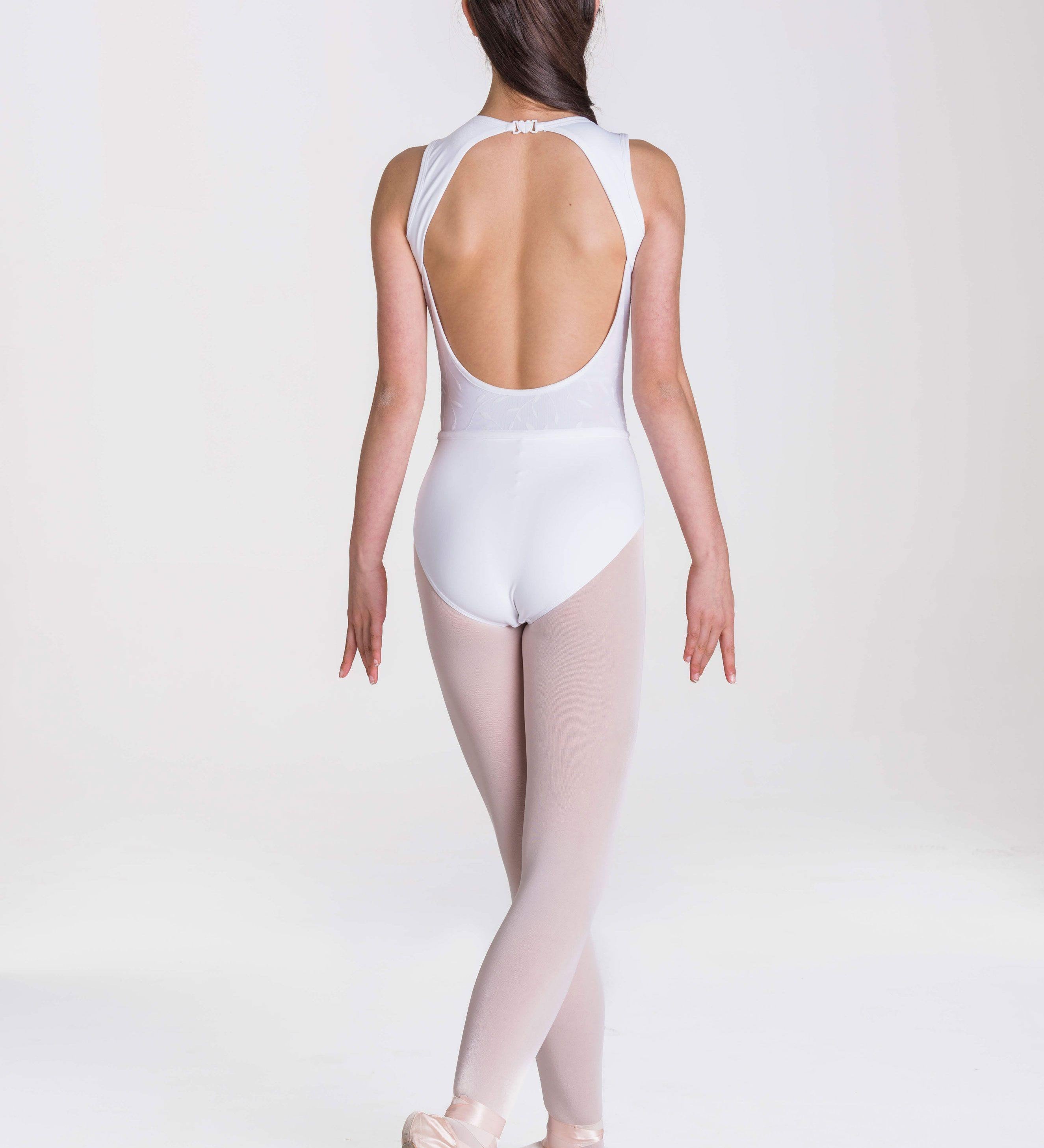 Chloe Leotard | White  Dancewear Australia