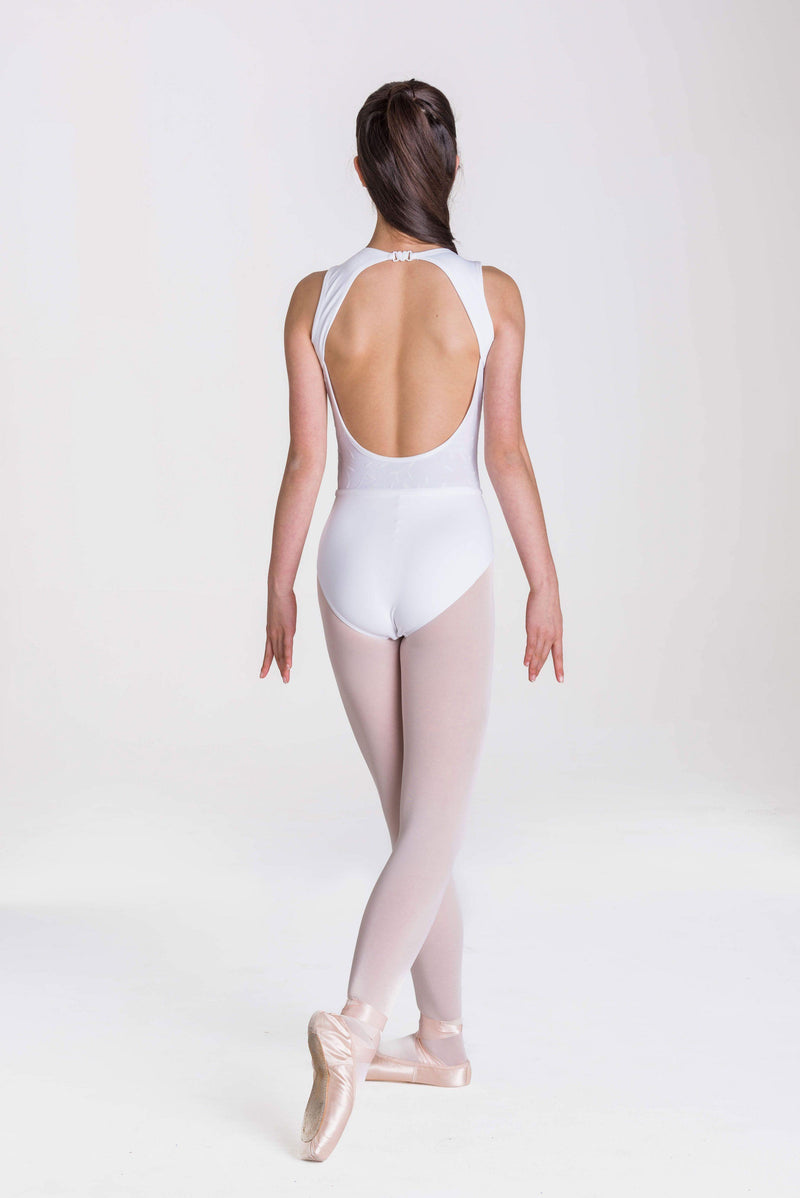 Chloe Leotard | White  Dancewear Australia