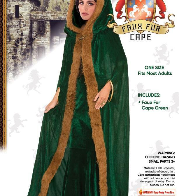 green fur coat Vikings, Medieval and Historical costumes