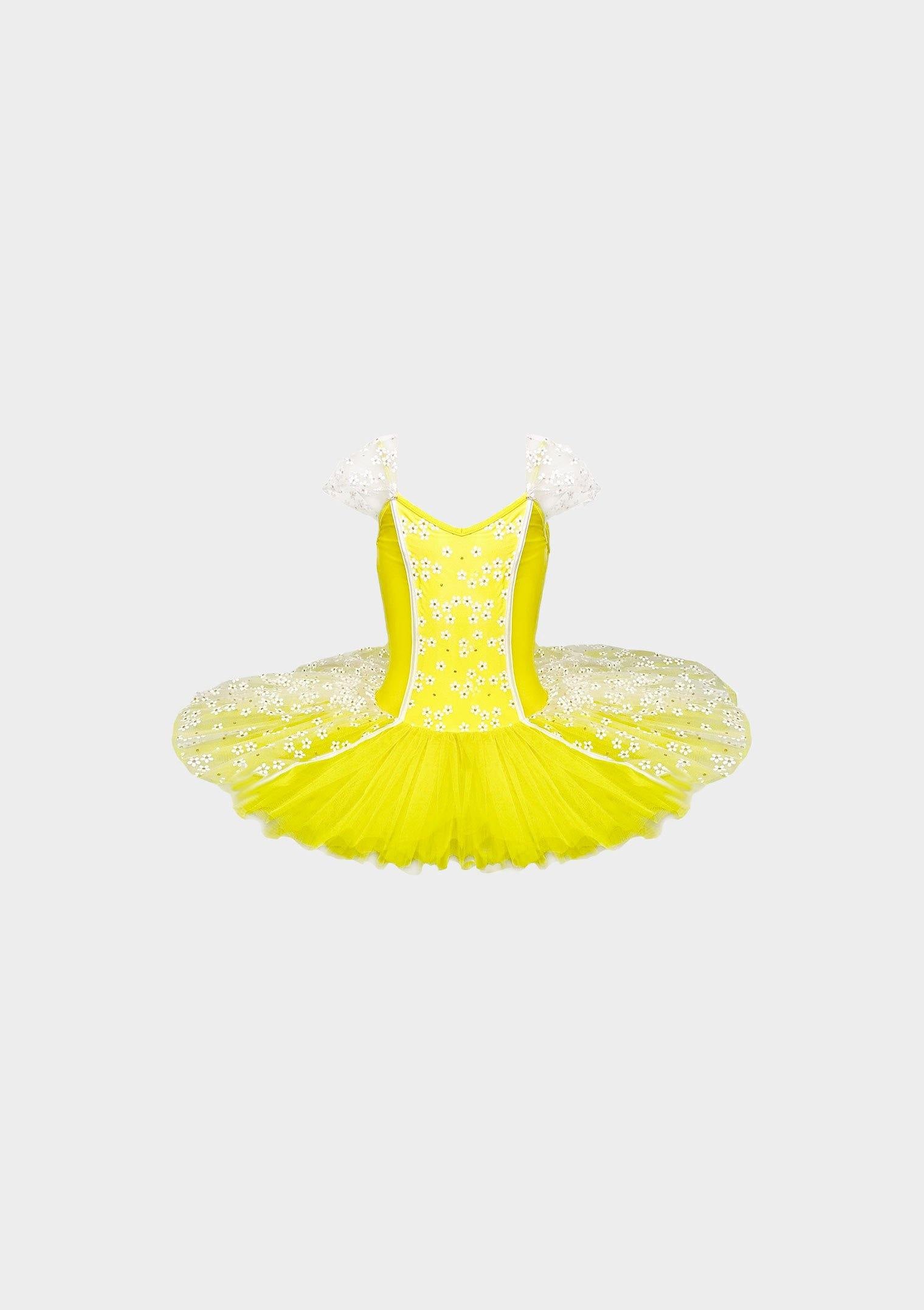 childrens yellow tutu dancewear costume daisy studio7