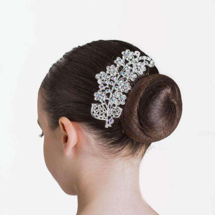 Our large diamond applique hairpiece is the perfect way to add an element of sophistication to your look. 