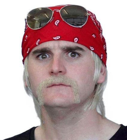 Moustache - Hulk Hogan  Dancewear Australia