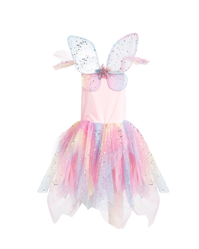 Rainbow Fairy Dress glitter unicorn pastel
