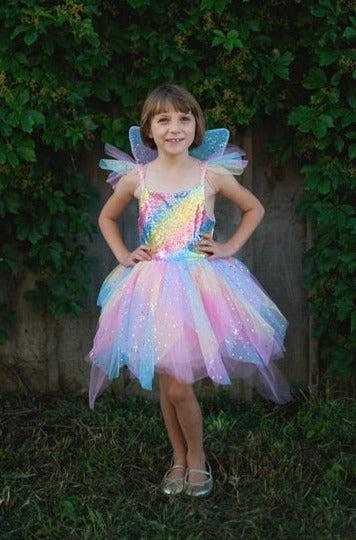 Rainbow Fairy Dress glitter unicorn pastel