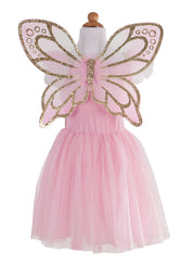 Gold Sequins Butterfly Dress & Wings