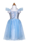 Blue Sequins Princess elsa Dress