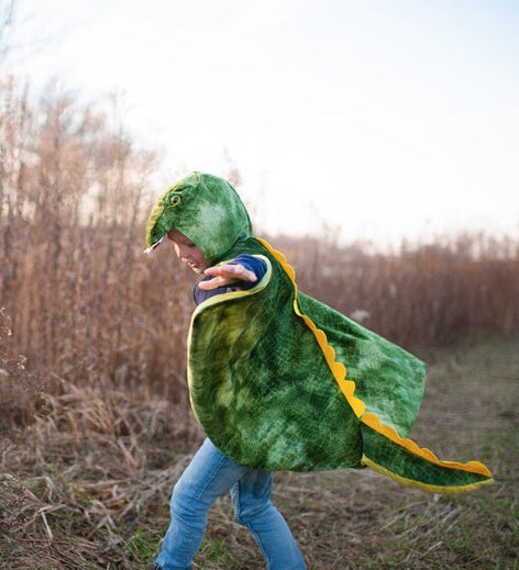 t-rex dragon cape costume child 