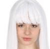 Long Straight  Wig with Fringe - White  Dancewear Australia