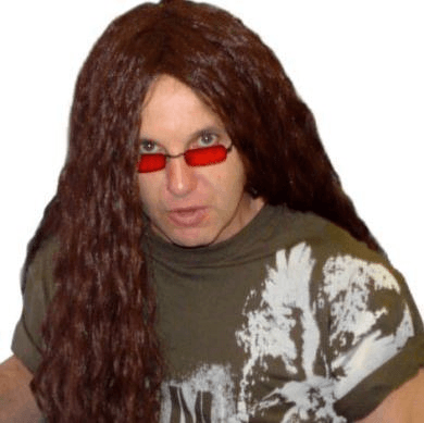 Heavy Metal Rocker - Long Brown Wig  Dancewear Australia