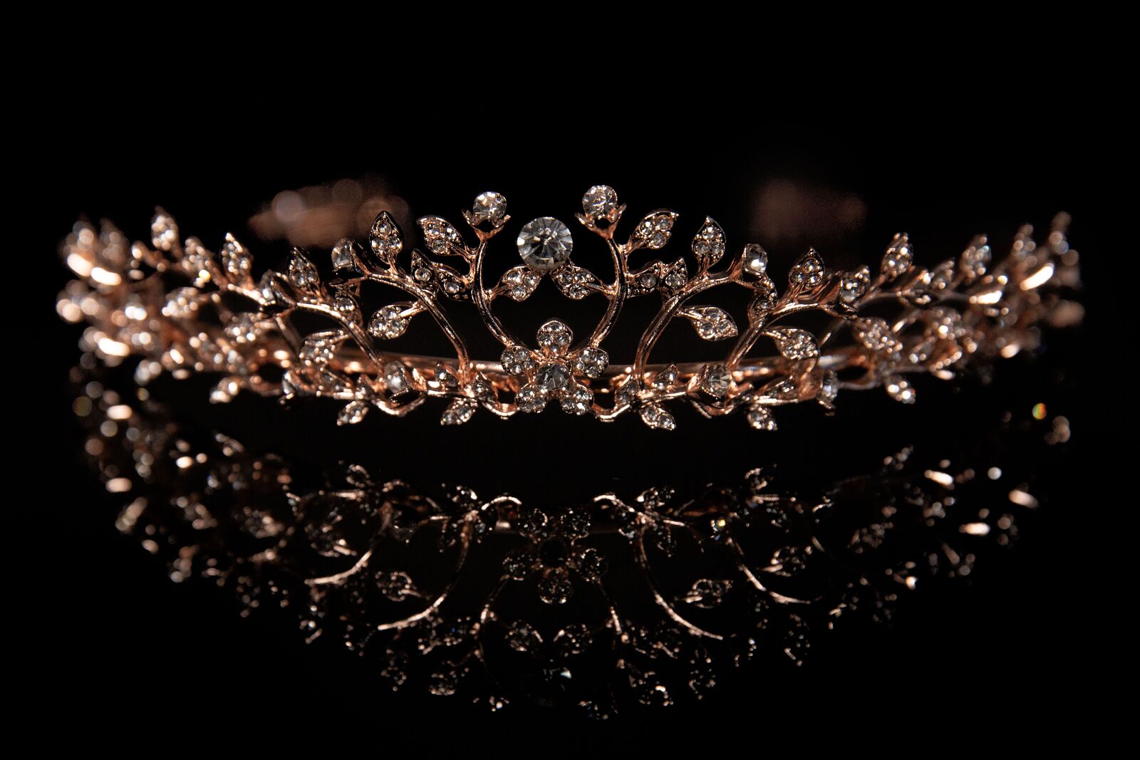 rose gold tiara
