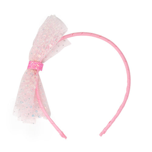 sequin hair bow Ballet Headband