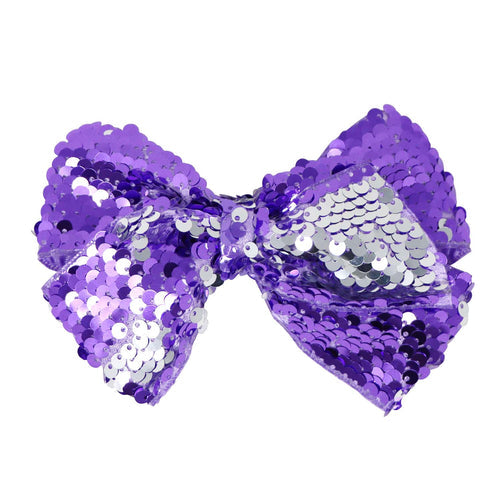 Reversible Sequin Hair Bow