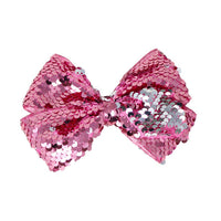 Reversible Sequin Hair Bow
