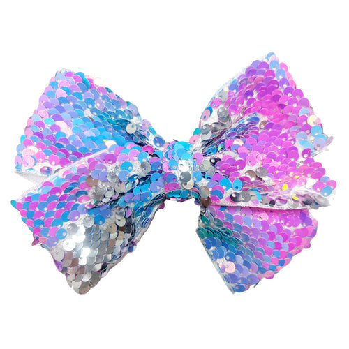 Reversible Sequin Hair Bow