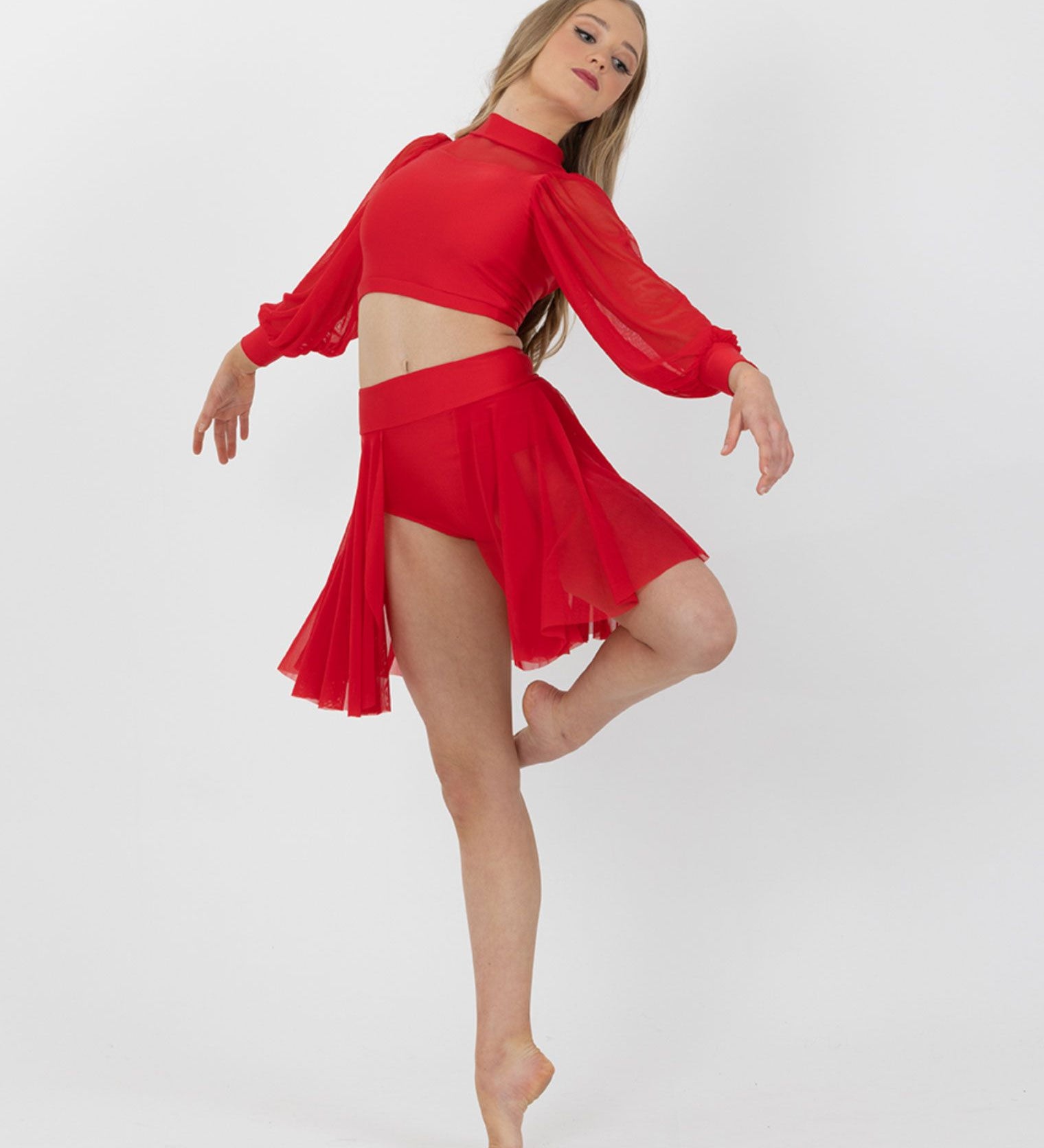 mesh lyrical skirt