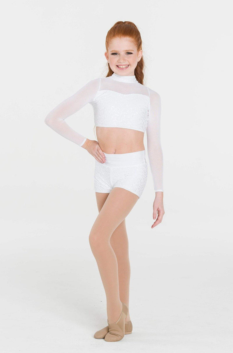 Attitude Shorts | White  Dancewear Australia