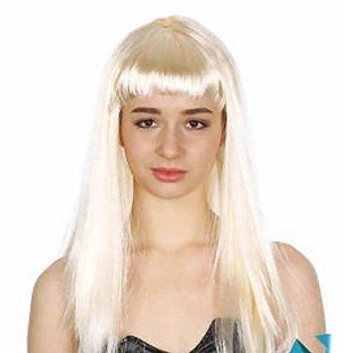 long straight blonde wig