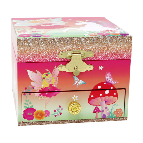 Pixie Fantasy Small Unicorn Fairy Musical Jewellery Storage Box