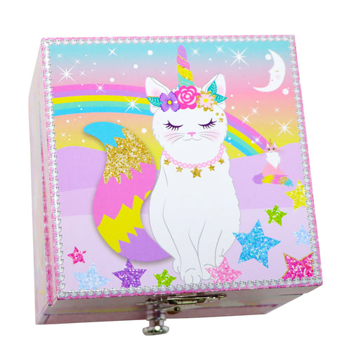 unicorn musical jewellery box gift