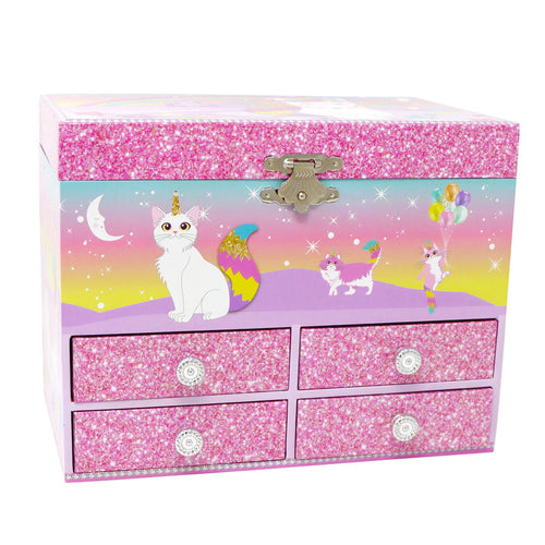 cat unicorn jewellery box 