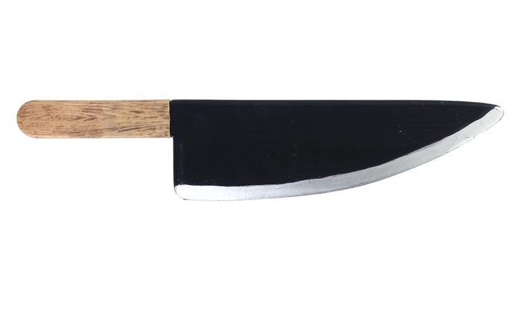 Realistic Wooden Look Butcher Knife Accessory