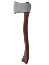 Axe Wood Look Handle Plastic Party Prop