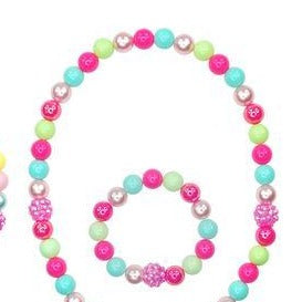 colourful beaded necklace