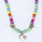 unicorn beaded necklace