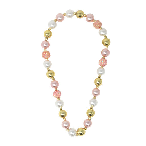 You are Golden Pearl Necklace