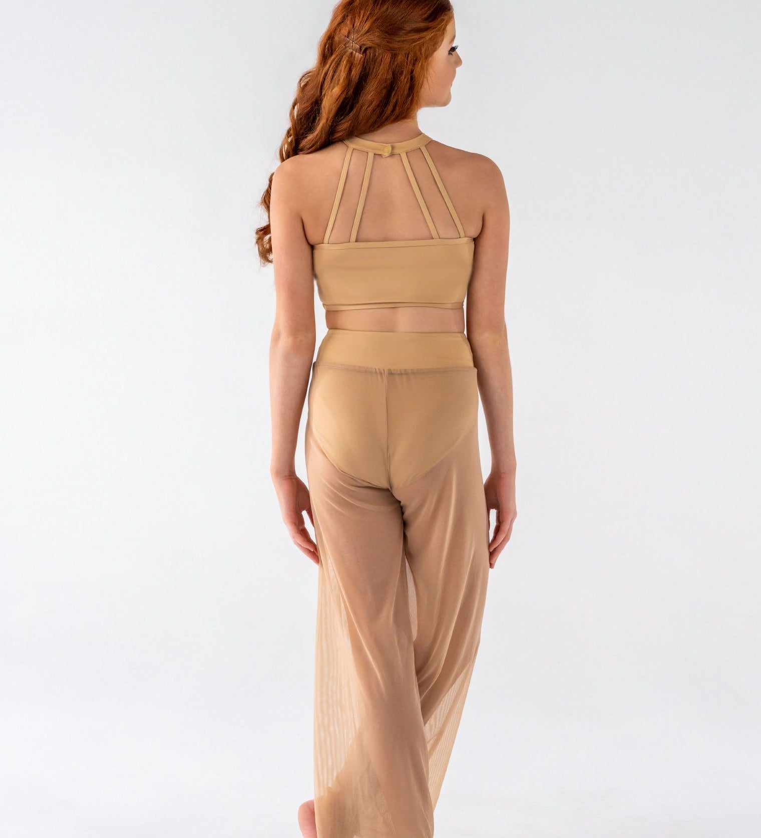 Costume Nude Mesh Performance Pants