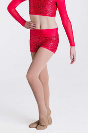 Attitude Shorts | Red  Dancewear Australia